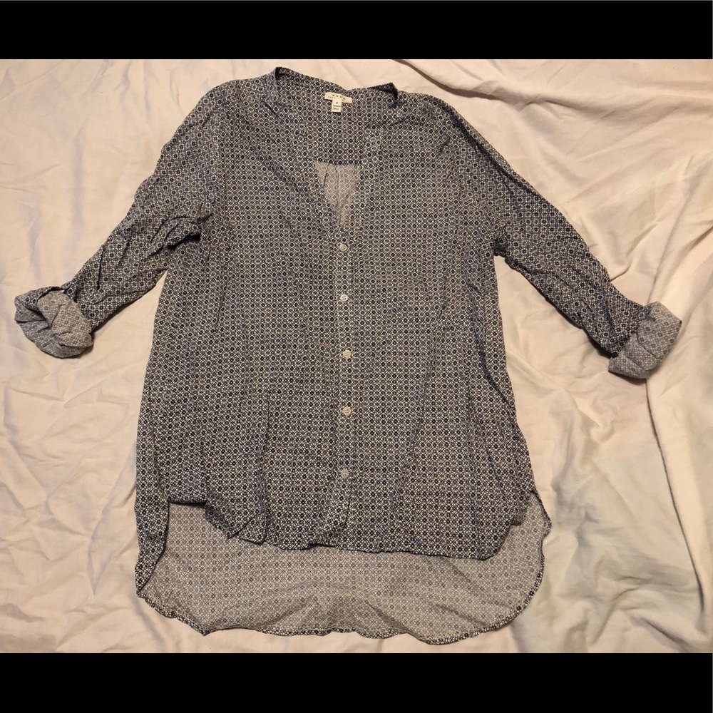 Joie Soft High Low Button Up Shirt